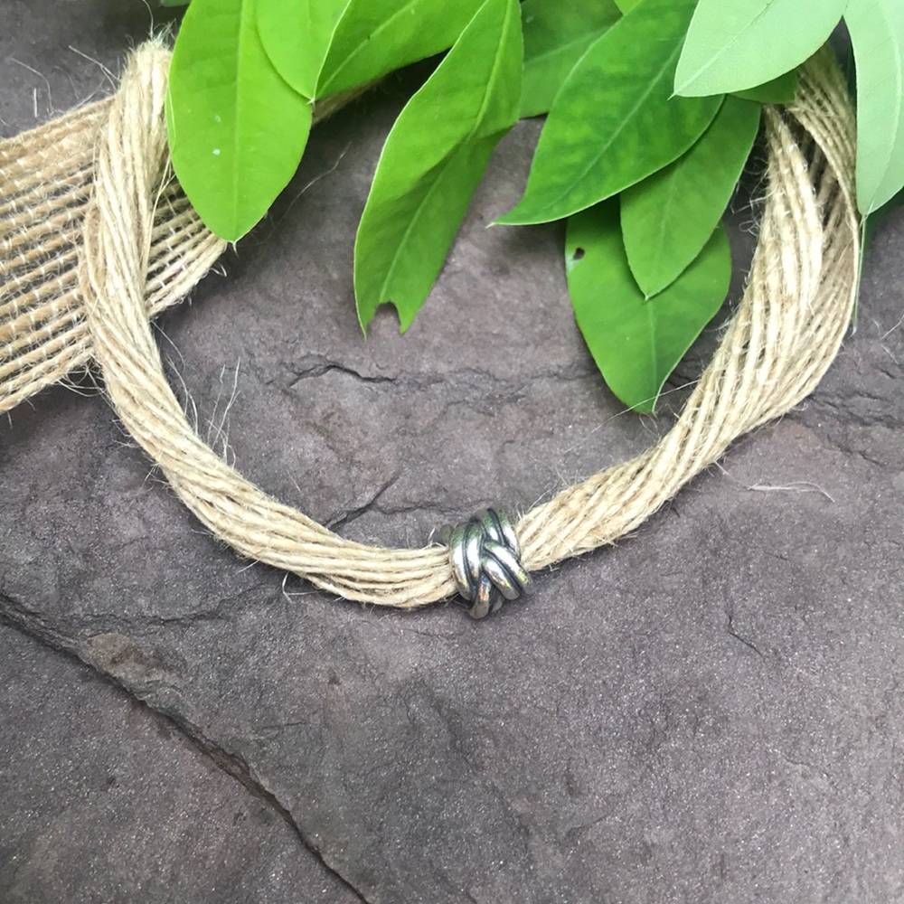 Pandora Retired Sterling Silver Love Knot Charm